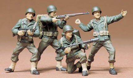 Tamiya U.S. Infantry 1/35 plastbyggsats – 35013