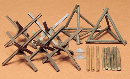 Tamiya Barricade Set 1/35 plastbyggsats – 35027