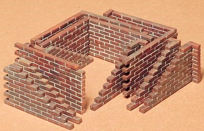 Tamiya Brick Wall Set 1/35 plastbyggsats – 35028