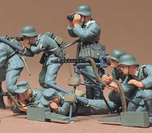 Tamiya German Machine Gun Troops 1/35 plastbyggsats – 35038