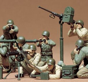 Tamiya U.S. Gun and Mortar Team 1/35 plastbyggsats – 35086