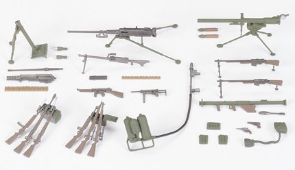 Tamiya U.S. Infantry Weapons Set 1/35 plastbyggsats – 35121