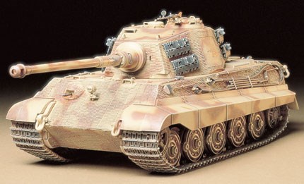 Tamiya German King Tiger "PRODUCTION TURRET" 1/35 plastbyggsats – 35164