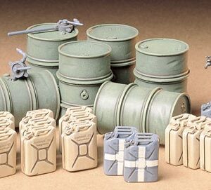 Tamiya German Fuel Drum Set 1/35 plastbyggsats – 35186