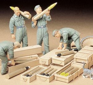 Tamiya German Tank AMMO-LOADING Crew 1/35 plastbyggsats – 35188