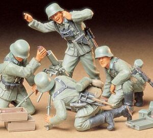 Tamiya German Infantry Mortar Team 1/35 plastbyggsats – 35193