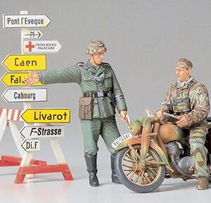 Tamiya German Motorcycle Orderly Set 1/35 plastbyggsats – 35241