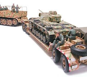 Tamiya German 18 Ton Heavy HALF-TRACK "FAMO" and Tank Transporter Sd.Ah.116 1/35 plastbyggsats – 35246