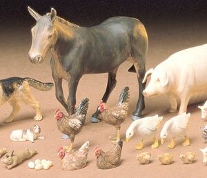 Tamiya Livestock Set 1/35 plastbyggsats – 35128