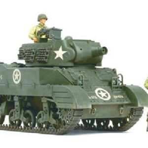 Tamiya U.S. Howitzer Motor Carriage M8 "AWAITING ORDERS" Set (w/3 FIGURES) 1/35 plastbyggsats – 35312