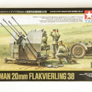 Tamiya German 20mm Flakvierling 38 1/48 plastbyggsats – 32554
