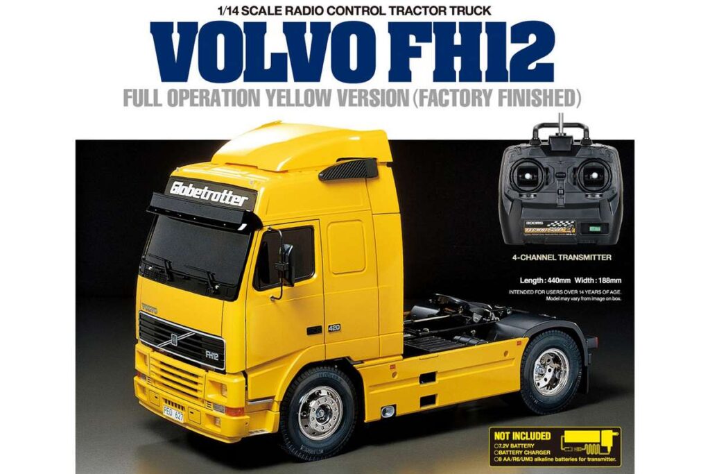 Tamiya 23647 – Volvo FH12, gul – Full Option 1/14