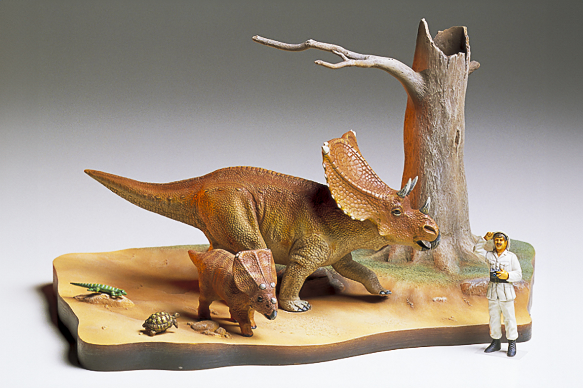 Tamiya Chasmosaurus Diorama Set 1/35 plastbyggsats – 60101