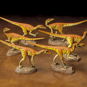 Tamiya Velociraptors "PACK OF SIX" 1/35 plastbyggsats – 60105