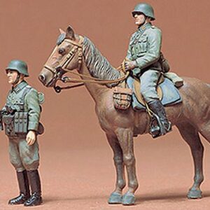 Tamiya Wehrmacht Mounted Infantry Set 1/35 plastbyggsats – 35053