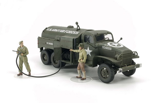 Tamiya U.S. 2 1/2TON 6x6 Airfield Fuel Truck 1/48 plastbyggsats – 32579