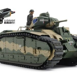 Tamiya French Battle Tank B1 bis (w/SINGLE MOTOR) 1/35 plastbyggsats – 30058
