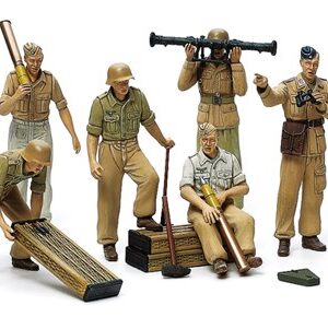 Tamiya German Africa Corps Luftwaffe Artillery Crew Set 1/35 plastbyggsats – 35343