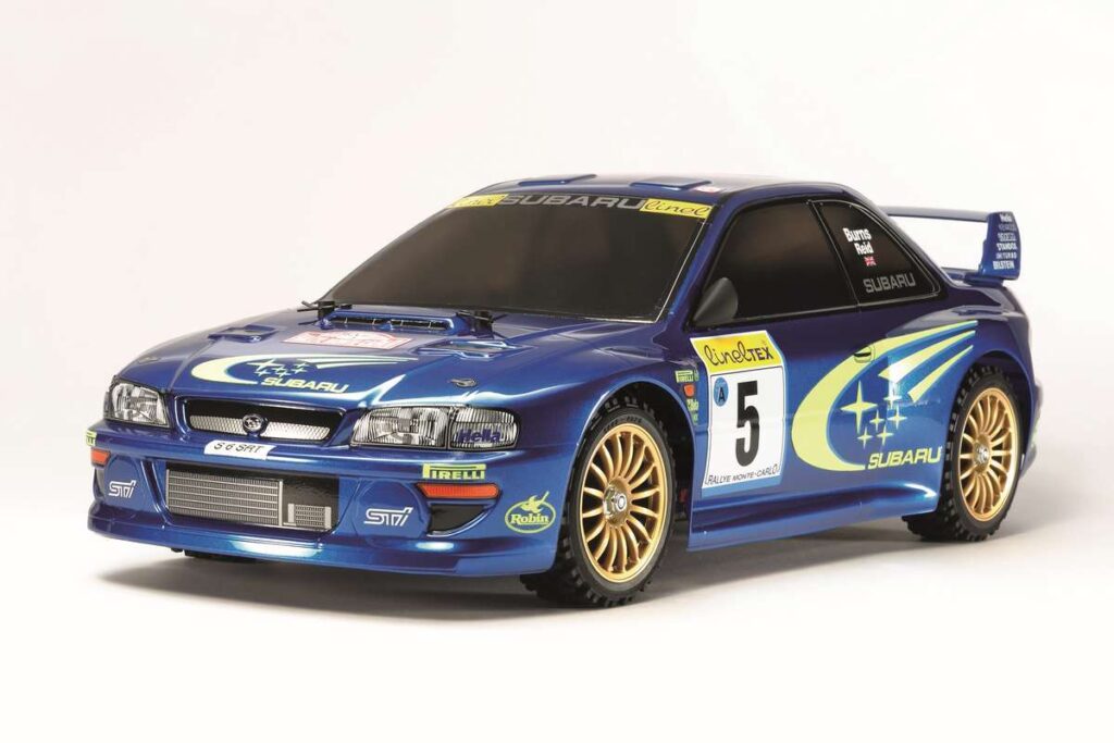 Tamiya Subaru Impreza 58631 Monte-Carlo 1999 RC-rallybil i skala 1/10