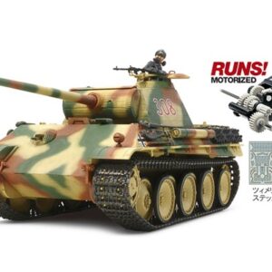 Tamiya German Panther Ausf.G Early Production (w/SINGLE MOTOR) 1/35 plastbyggsats – 30055