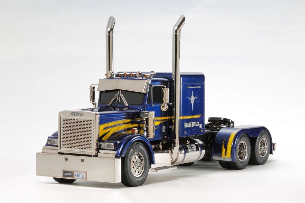 Tamiya 23800 – Grand Hauler, metallicblå – Full Option 1/14