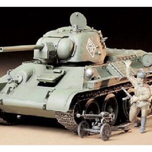 Tamiya Russian T34/76 Tank "ChTZ" 1943 Production 1/35 plastbyggsats – 35149