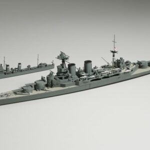 Tamiya British Battle Cruiser Hood & E Class Destroyer 1/700 plastbyggsats – 31806