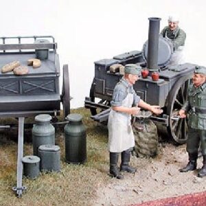 Tamiya German Field Kitchen Scenery 1/35 plastbyggsats – 35247