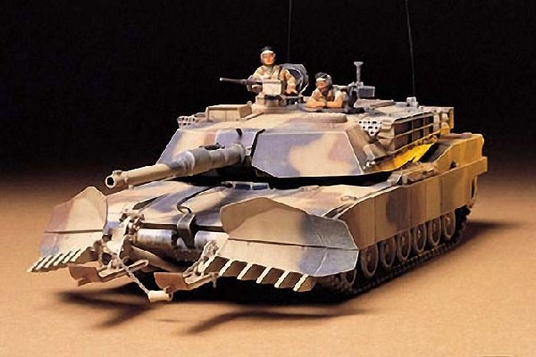 Tamiya U.S. M1A1 Abrams With Mine Plow 1/35 plastbyggsats – 35158
