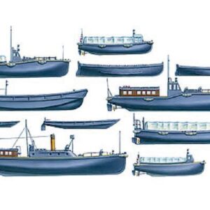 Tamiya WWII Japanese Navy Utility Boat Set 1/350 plastbyggsats – 78026
