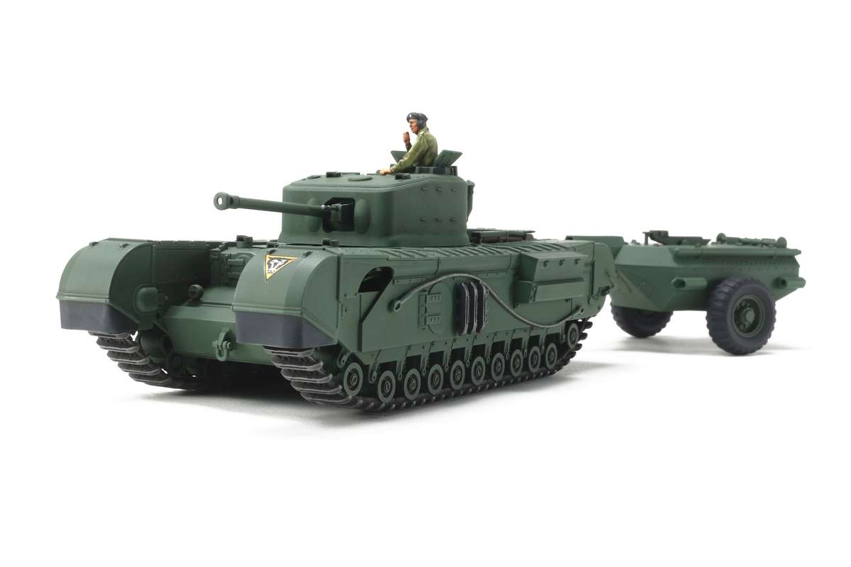 Tamiya British Tank Churchill Mk.VII Crocodile 1/48 plastbyggsats – 32594