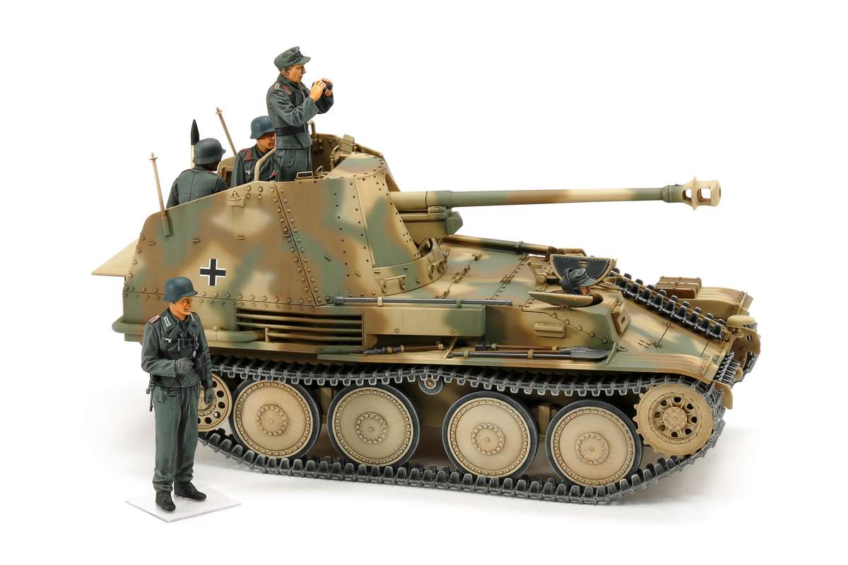 Tamiya German Tank Destroyer Marder III M “NORMANDY FRONT” 1/35 plastbyggsats – 35364