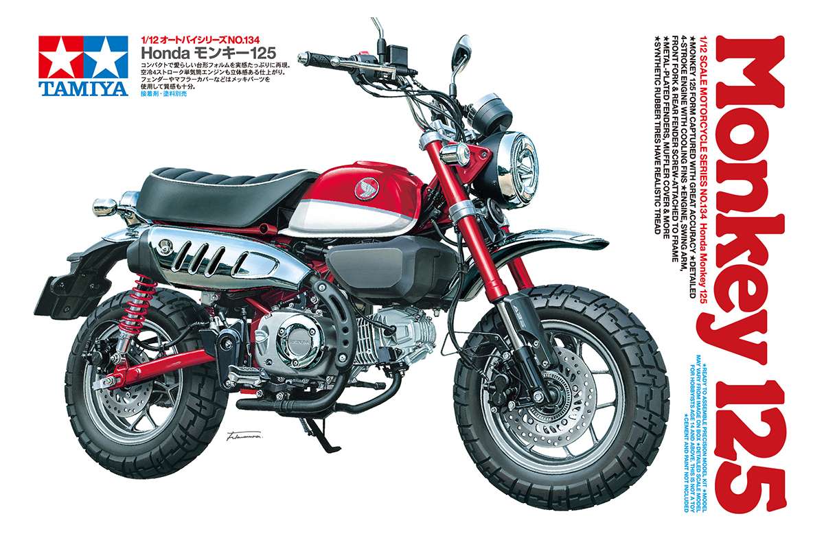 Tamiya Honda Monkey125 1/12 plastbyggsats – 14134