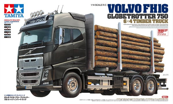 Tamiya 56360 – Volvo FH16 750 6×4 Timmerbil 1/14