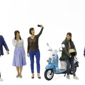 Tamiya Campus Friends Set II 1/24 plastbyggsats – 24356