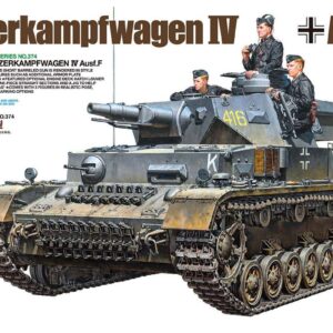 Tamiya German Tank Panzerkampfwagen IV Ausf.F 1/35 plastbyggsats – 35374
