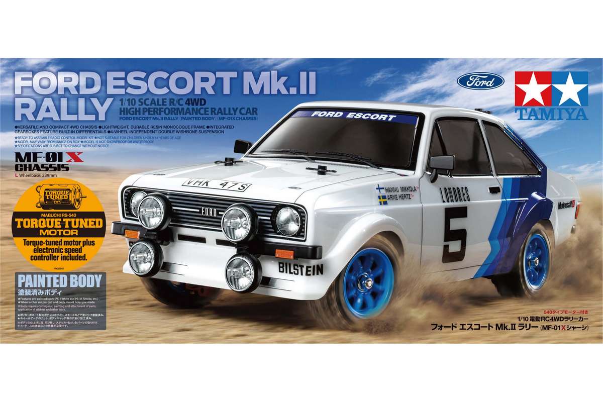Tamiya Ford Escort Mk.II Rally (Painted Body)