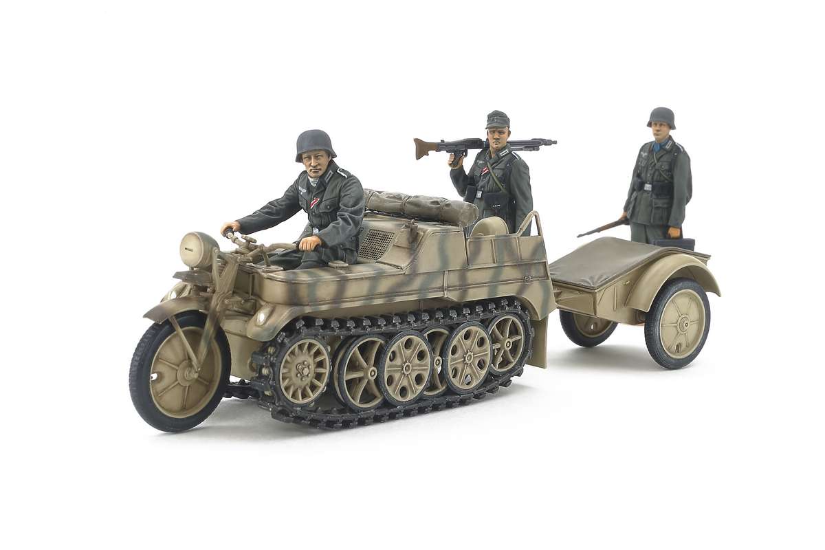 Tamiya German Sd.Kfz.2 Kettenkraftrad (MID-PRODUCTION) 1/35 plastbyggsats – 35377