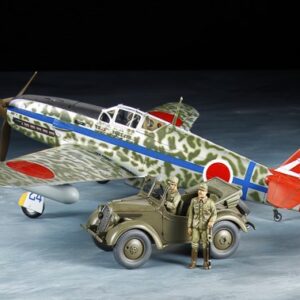 Tamiya Kawasaki Ki-61-Id Hien (Tony) & 4×4 Light 1/48 plastbyggsats – 25203