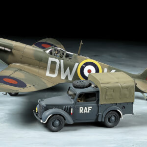 Tamiya Supermarine Spitfire Mk.I & Light Utility Car 1/48 plastbyggsats – 25211