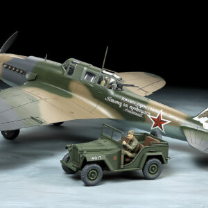 Tamiya Ilyushin IL-2 Shturmovik & GAZ-67B Set 1/48 plastbyggsats – 25212