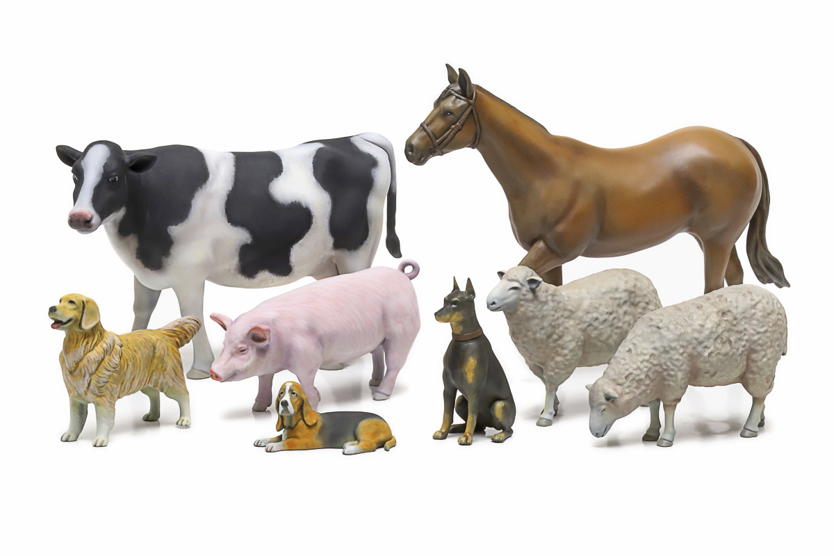 Tamiya Livestock Set II 1/35 plastbyggsats – 35385