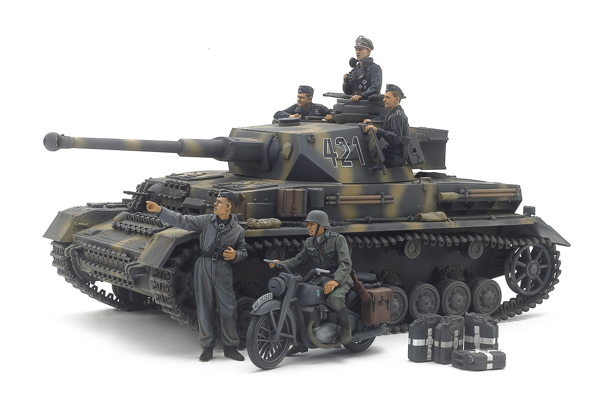 Tamiya German Tank Panzerkampfwagen IV Ausf.G Early 1/35 plastbyggsats – 25209