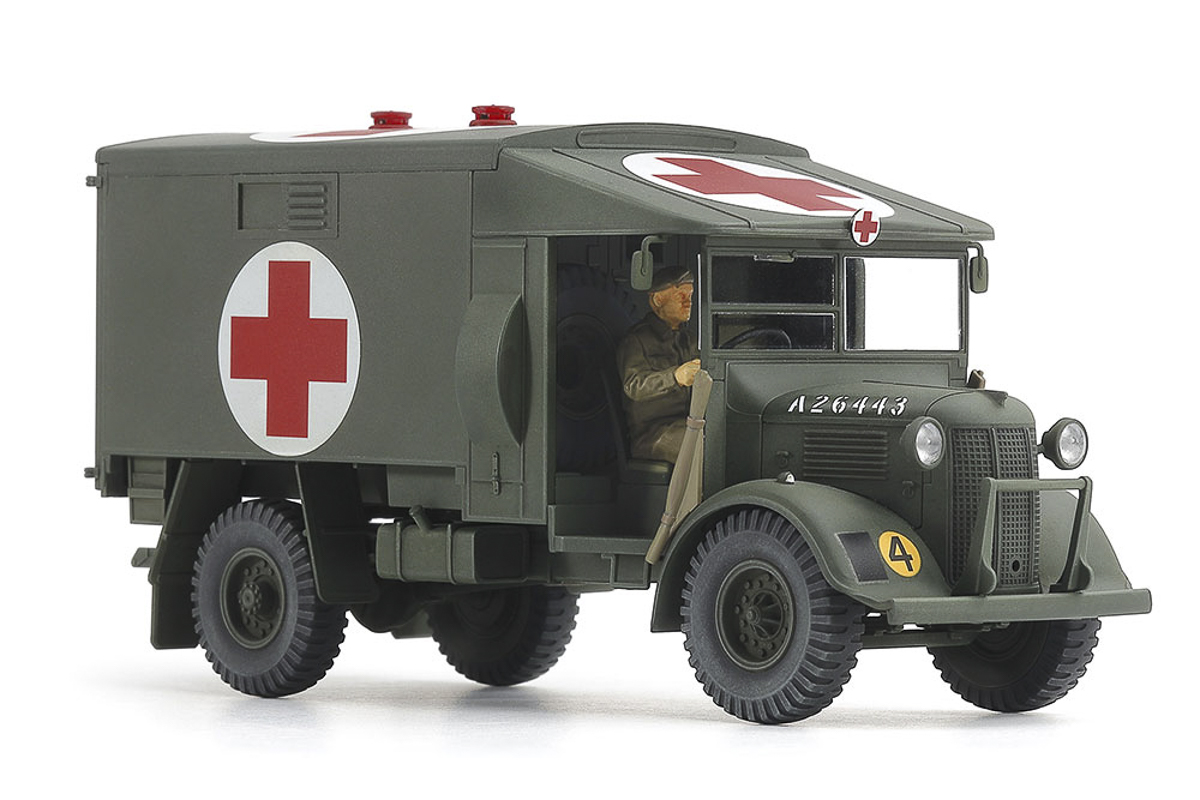 Tamiya British 2-TON 4x2 Ambulance 1/48 plastbyggsats – 32605