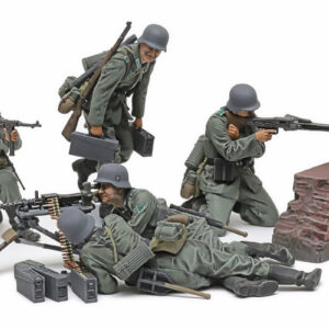 Tamiya German Machine Gun Team (MID-WWII) 1/35 plastbyggsats – 35386