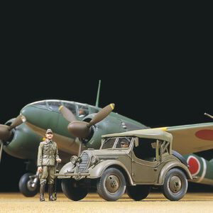 Tamiya Mitsubishi Ki-46 III Type 100 & 4×4 Kurogane 1/48 plastbyggsats – 25217