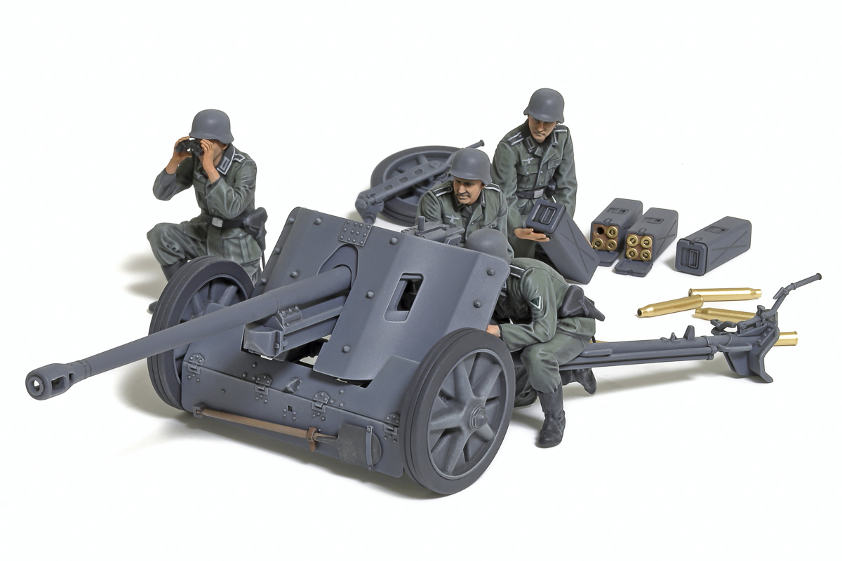 Tamiya German 5cm ANTI-Tank Gun (Pak38) 1/35 plastbyggsats – 35392