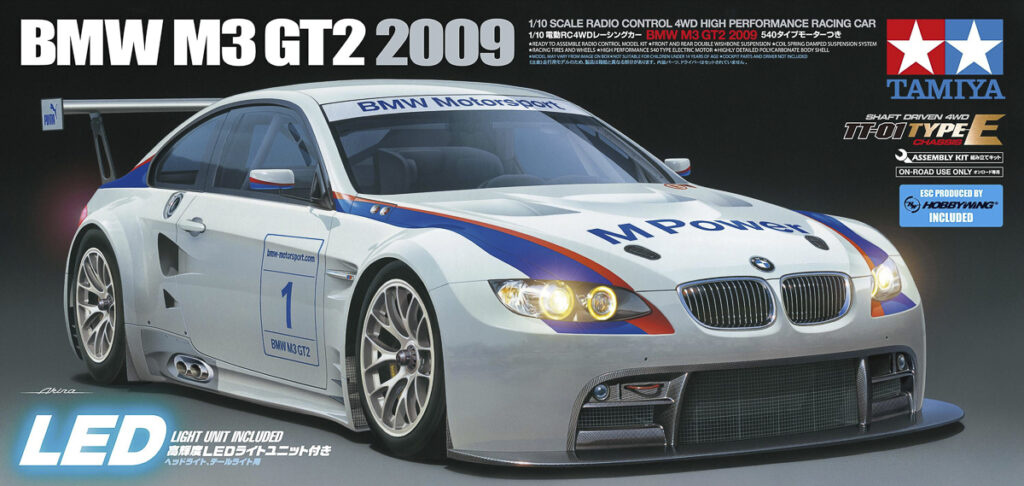 Tamiya BMW M3 GT2 2009 (TT-01 TYPE-E)
