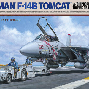 Tamiya Grumman F-14B Tomcat w/Shipboard Tractor 1/48 plastbyggsats – 61129