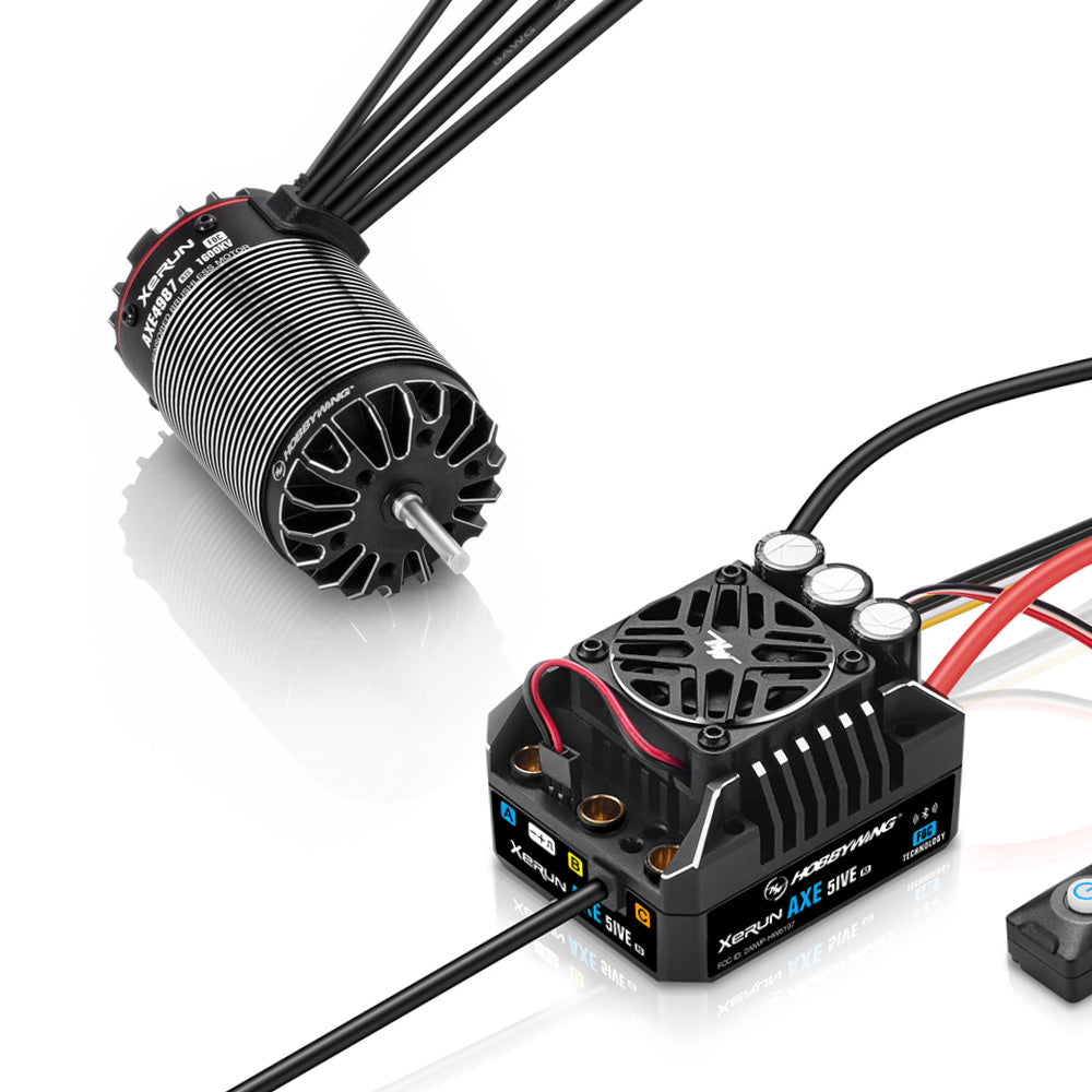 Hobbywing XeRun Combo AXE 5IVE R3 - 4987SD 1600KV R3S Crawler